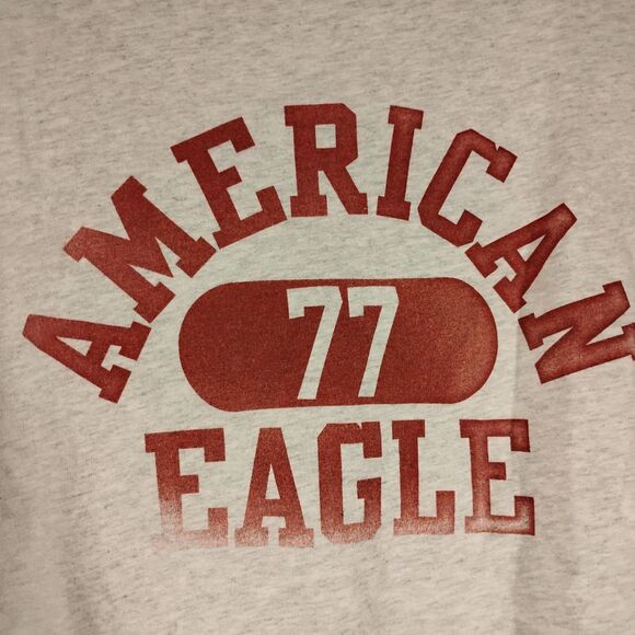 American Eagle vintage vault tshirt mens M Medium gray graphic tee single stitch - Picture 3 of 9